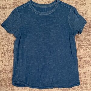 Pilcro Heathered Blue Short Sleeve Tee